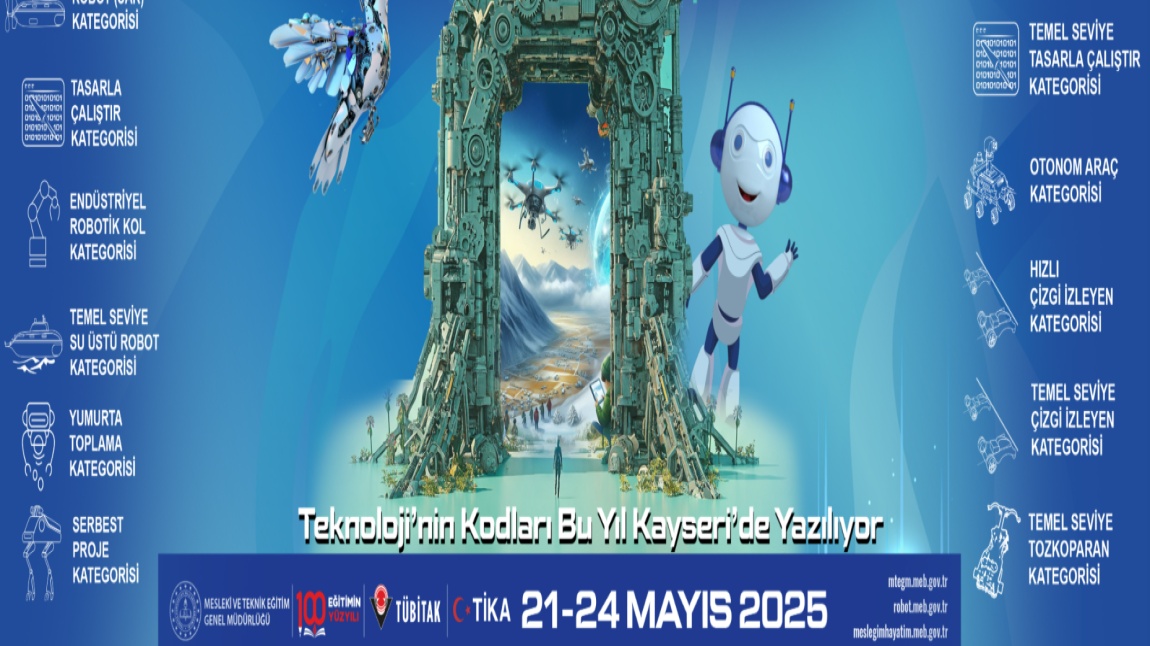 17. ULUSLARARASI MEB ROBOT YARIŞMASI BAŞLIYOR….